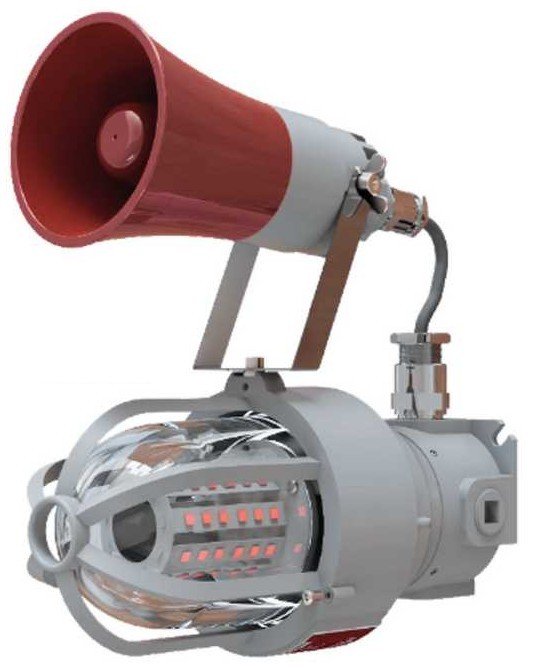 INDICADOR SONORO E VISUAL A PROVA DE EXPLOSÃO